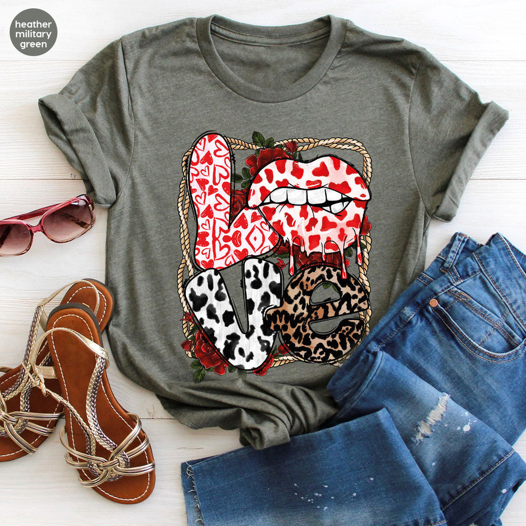 Love Shirt, Lovers Gift, Cool Valentine's Day T-Shirt product image 102