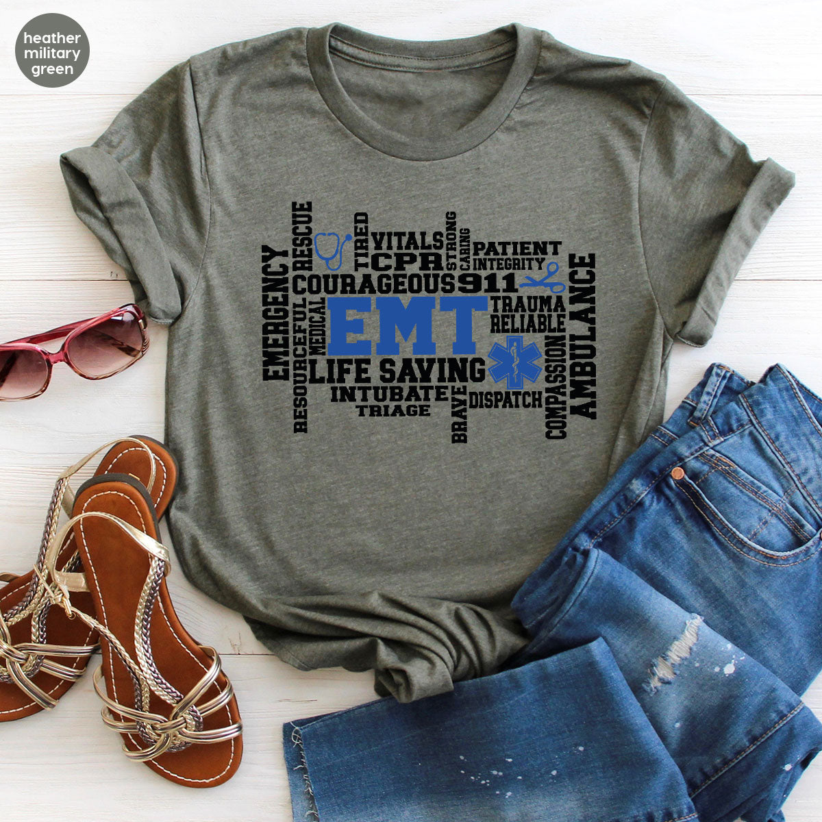 EMT Shirt, Gift For Paramedics, Life Saving T-Shirt product image 102