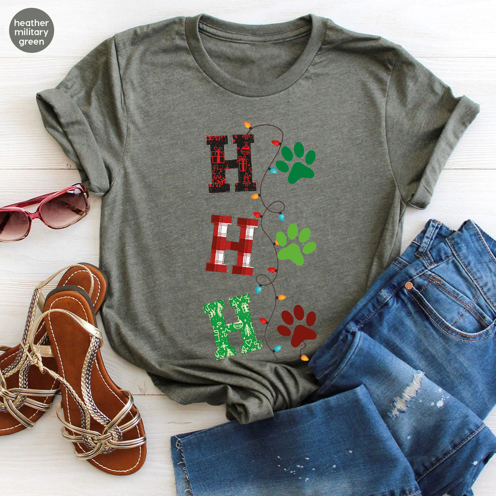 Christmas Cat Shirt, Santa Clause T-Shirt For Mom, Pet product image 84