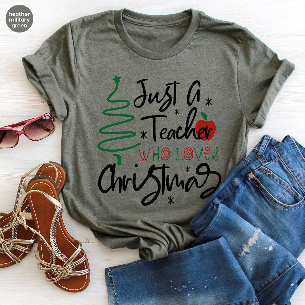 2023 Christmas Love Shirt, Just A Teach Who Loves Tee, Xmas product image 84