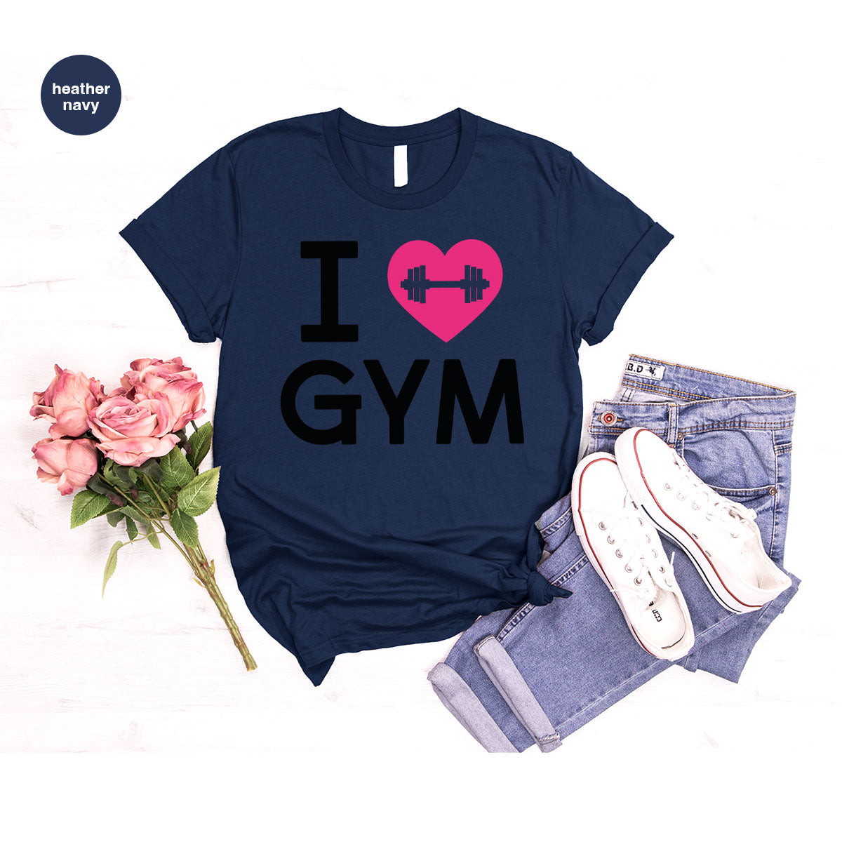 Fitness T-Shirt, GYM Shirt, I Love For Bodybuilder product image 21