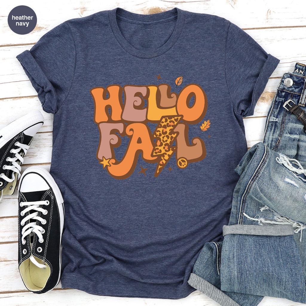 Hello Fall Shirt, Halloween T-Shirt, 2022 Hoodie, Long product image 85
