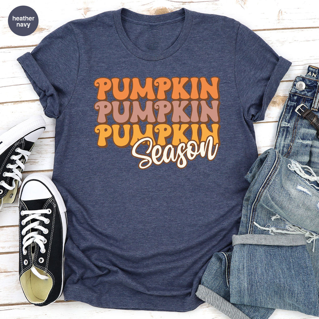 Fall Shirt, Pumpkin Season Thanksgiving 2022 T-Shirt, Cute product image 70