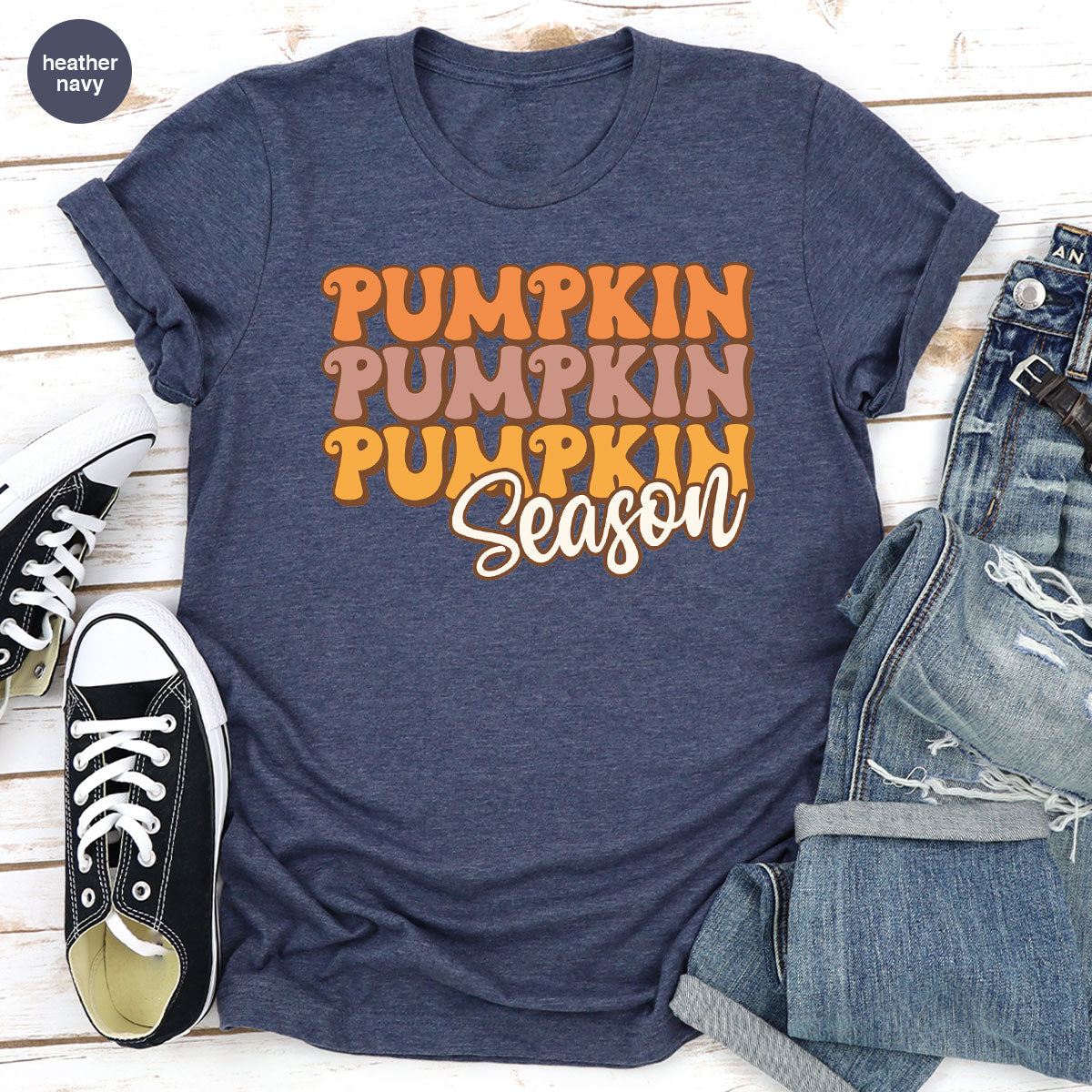 Fall Shirt, Pumpkin Season Thanksgiving 2022 T-Shirt, Cute product image 70