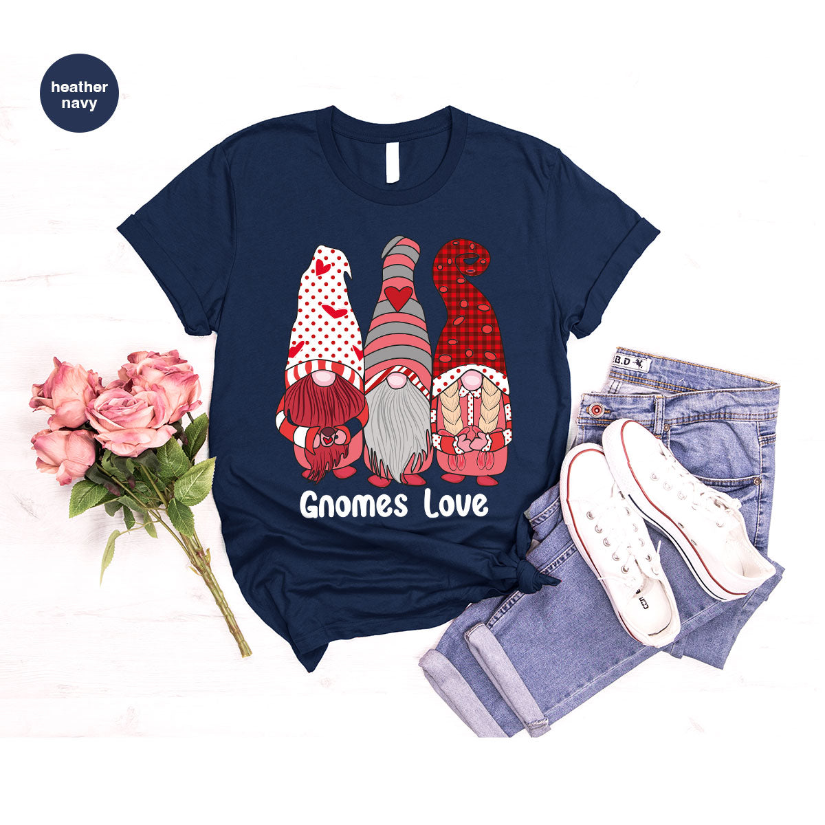 Gnomes Love Shirt, 4ever Best T-Shirt, Valentine's Day 2023 product image 113