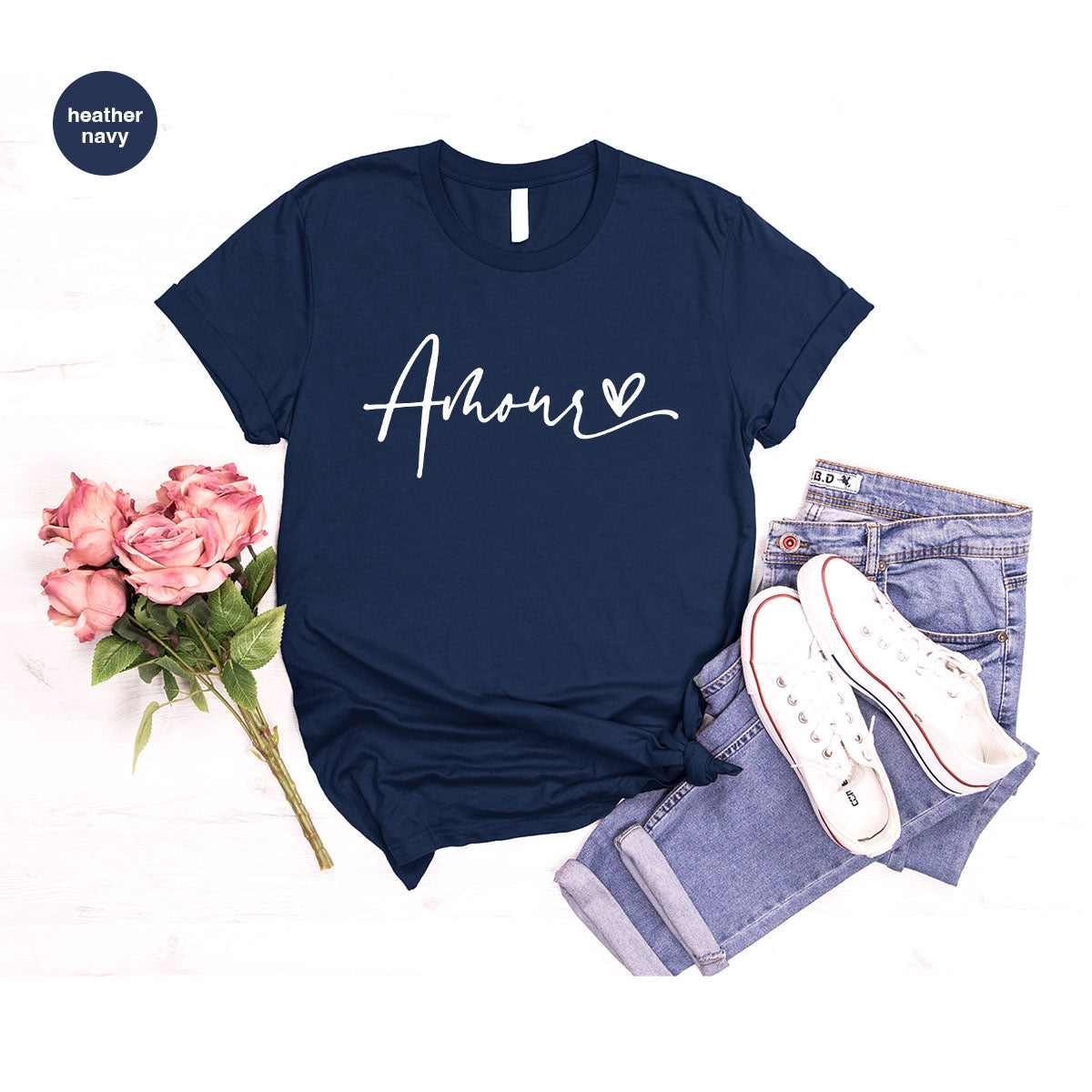 Among T-Shirt, Love Shirt, Heart Valentine's Tee product image 103
