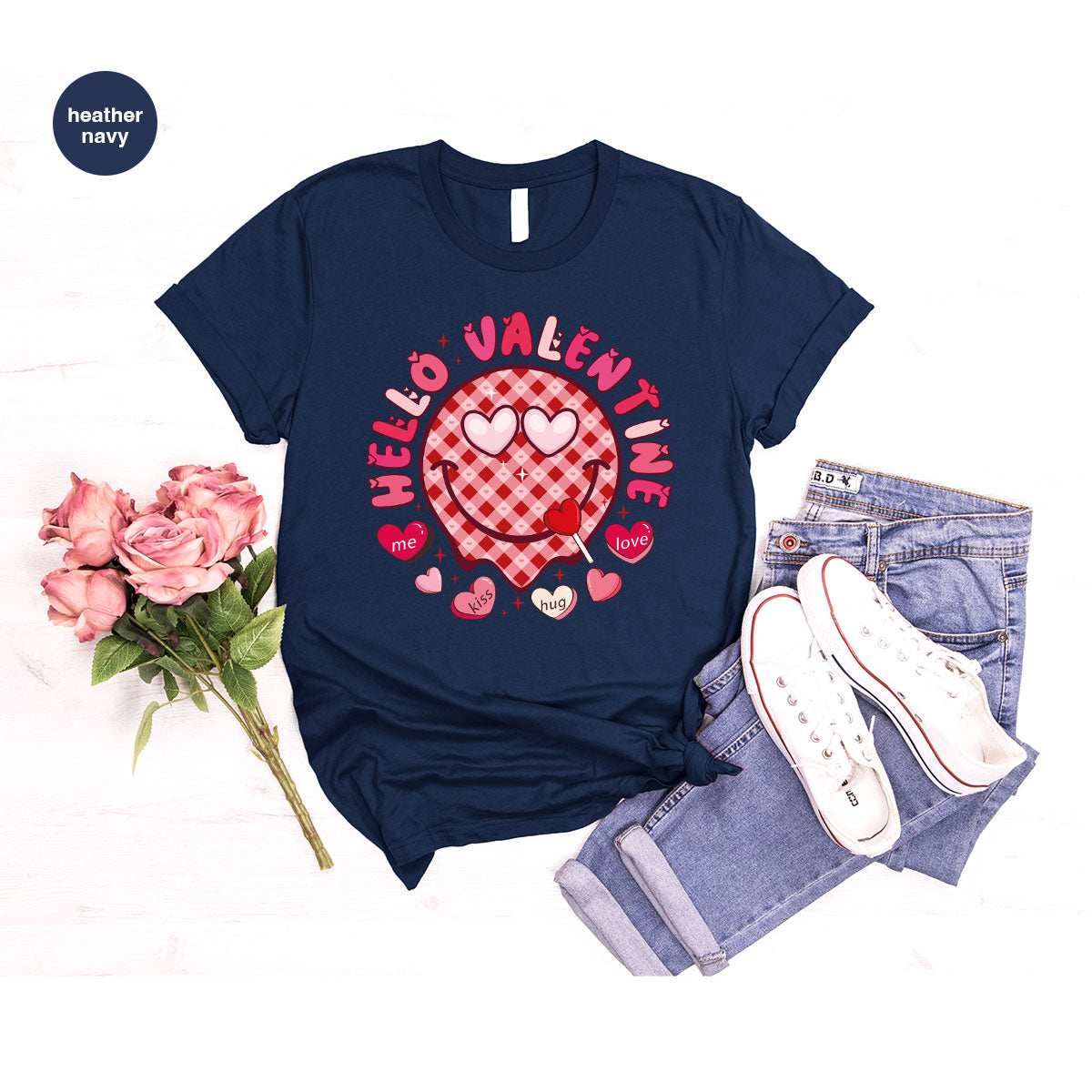 Hello Valentine Shirt, Valentine's Day Love Gift for My product image 87