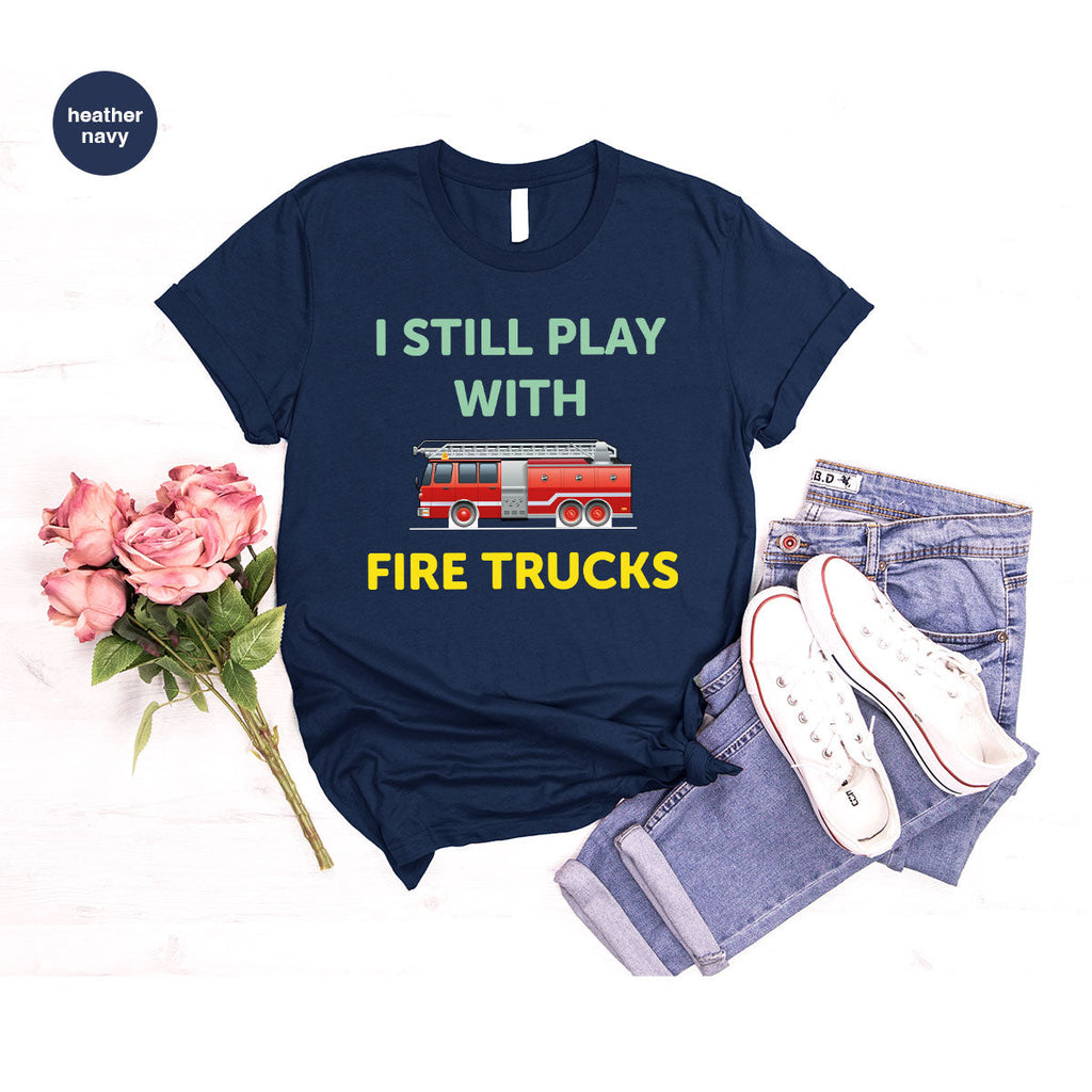 Fire Truck Shirt, Funny Fighter T-Shirt, Fireman Tee product image 103
