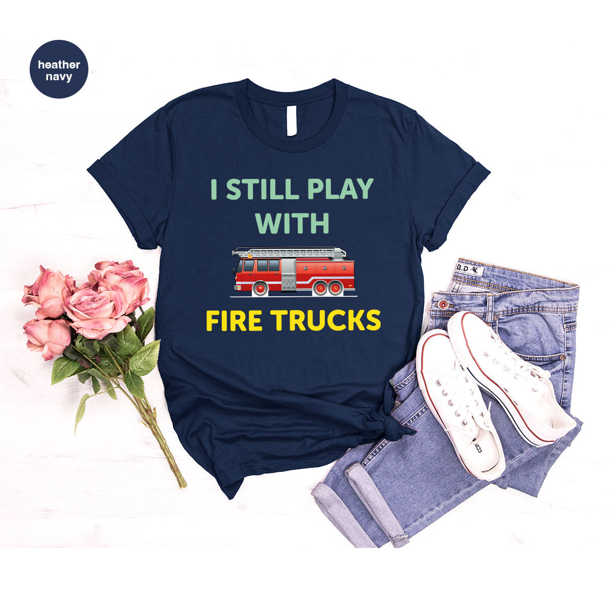 Fire Truck Shirt, Funny Fighter T-Shirt, Fireman Tee product image 103