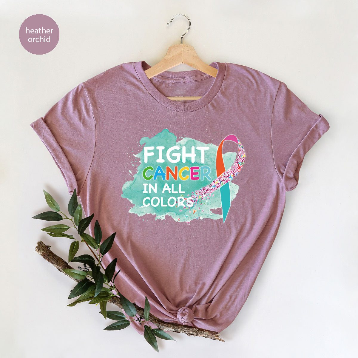 Fight Against Cancer Shirt, Warrior T-Shirt, With All Colors product image 91