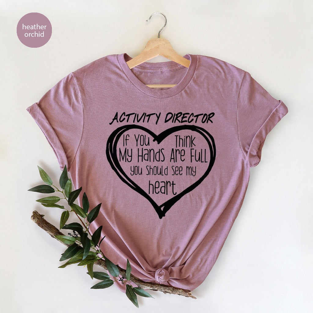 Activity Director Shirt, Love Heart Gift For Couples product image 88