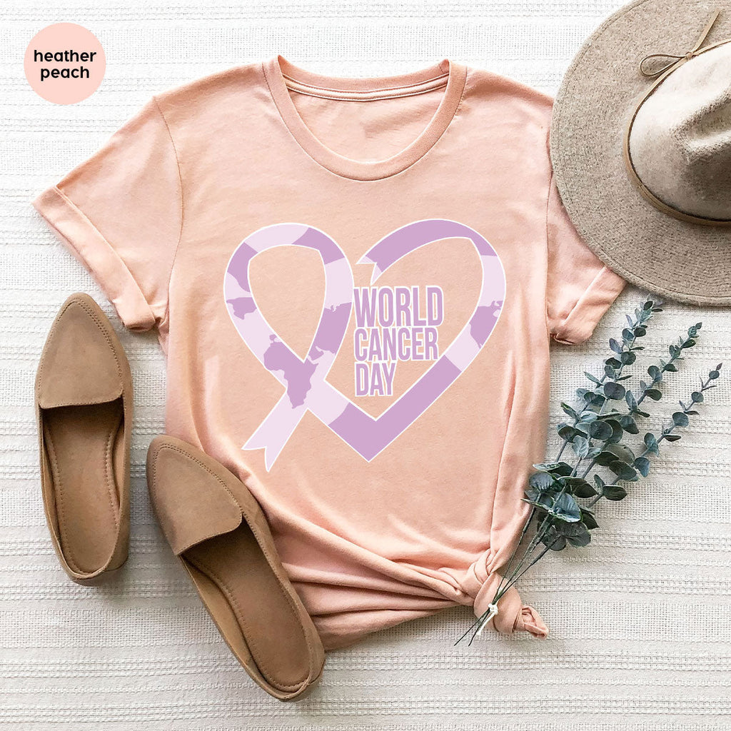 World Cancer Day Gift, T-Shirt, Support Shirt product image 2