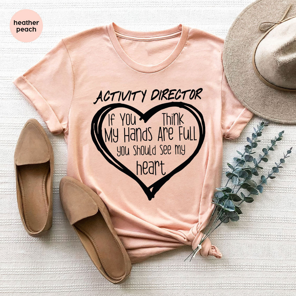 Activity Director Shirt, Love Heart Gift For Couples product image 89