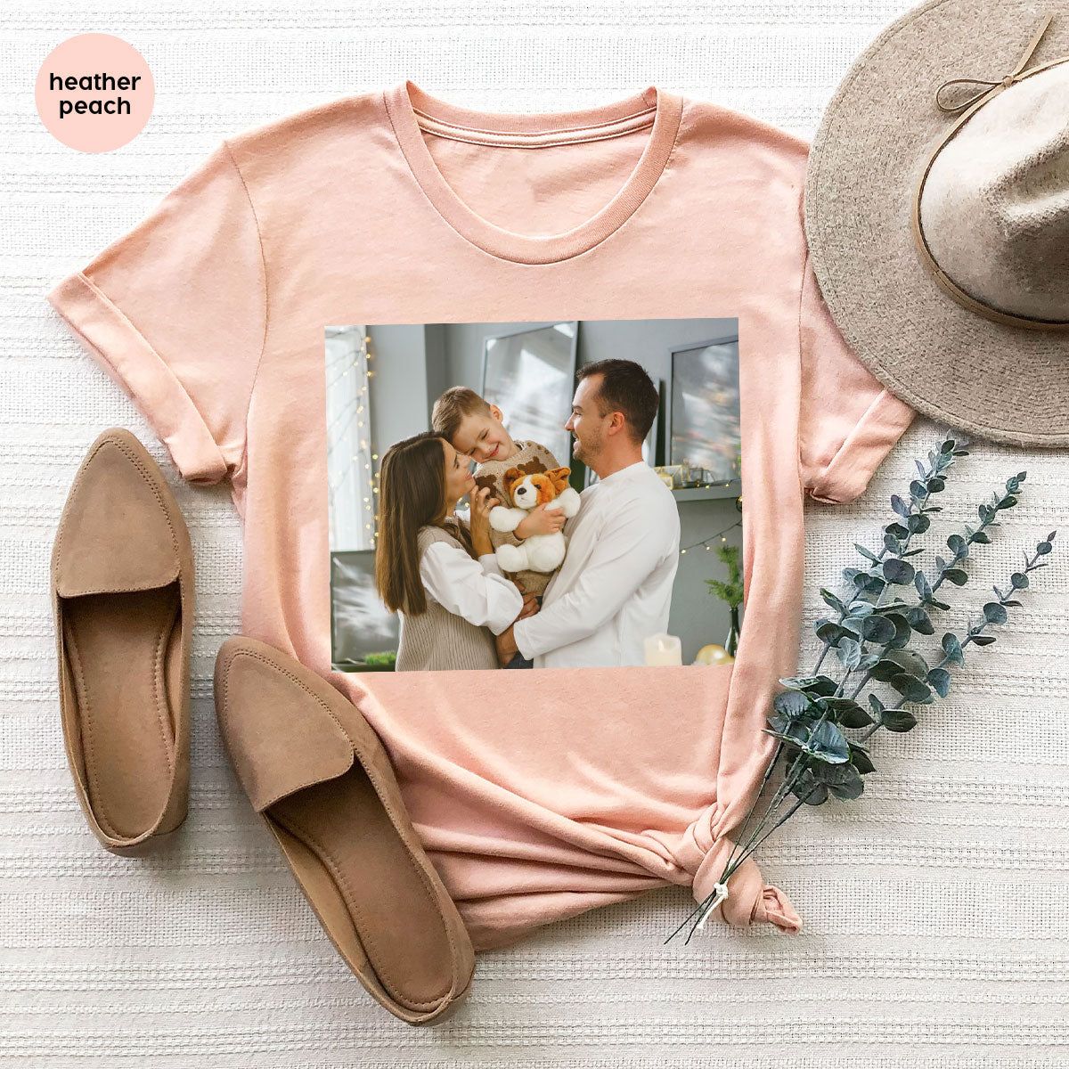 Custom Family T-Shirt, Customizable Photo Shirt, Baby Tee, product image 90