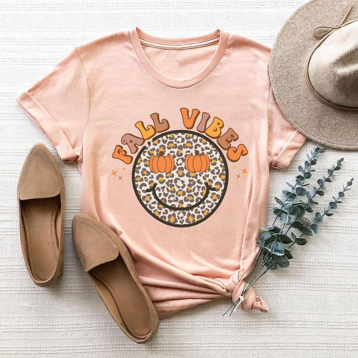 Fall Vibes Smile Shirt, 2022 T-Shirt, Funny Thanksgiving product image 79