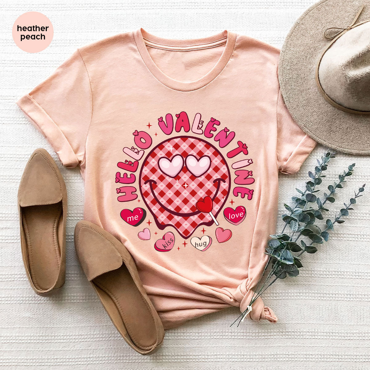 Hello Valentine Shirt, Valentine's Day Love Gift for My product image 89