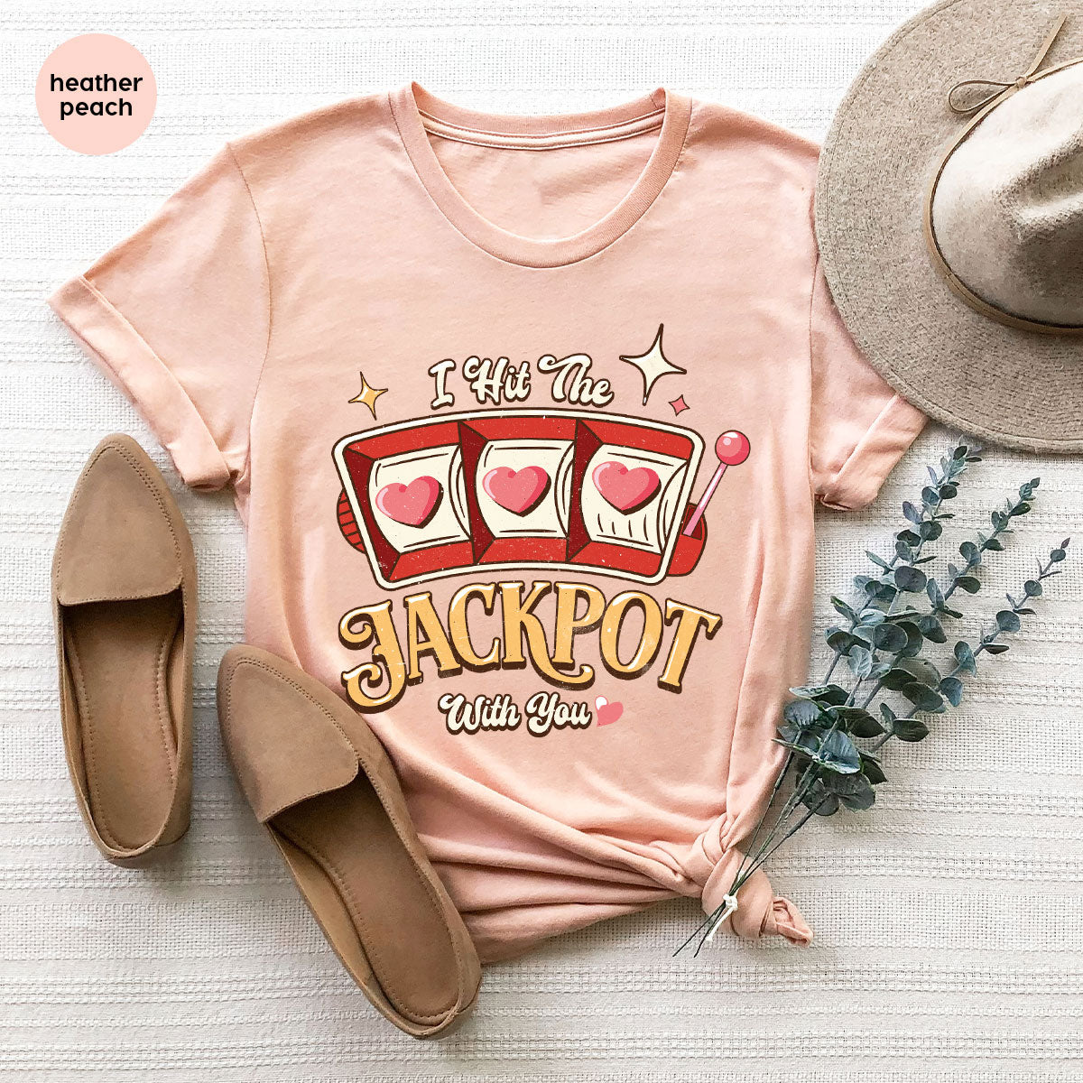 I Hit The Jackpot With You Shirt, Romantic Valentine's Day product image 105