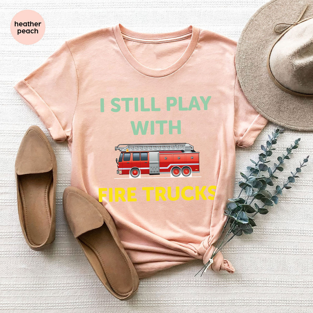 Fire Truck Shirt, Funny Fighter T-Shirt, Fireman Tee product image 105
