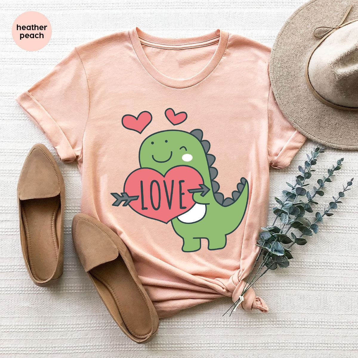 Love Shirt, Lovely Dinosaur Valentine's Day Special For product image 89