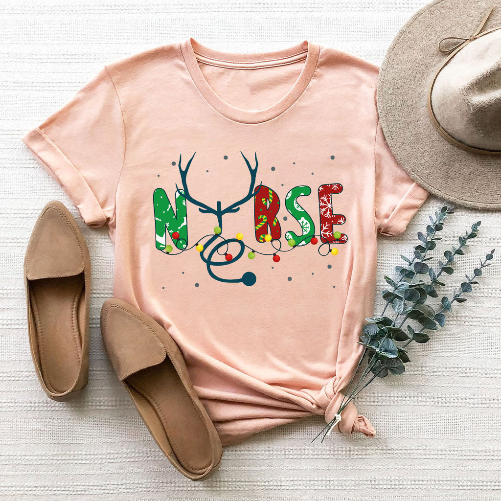 Christmas Nurse Shirt, Health Employee T-Shirt, Gift for product image 77