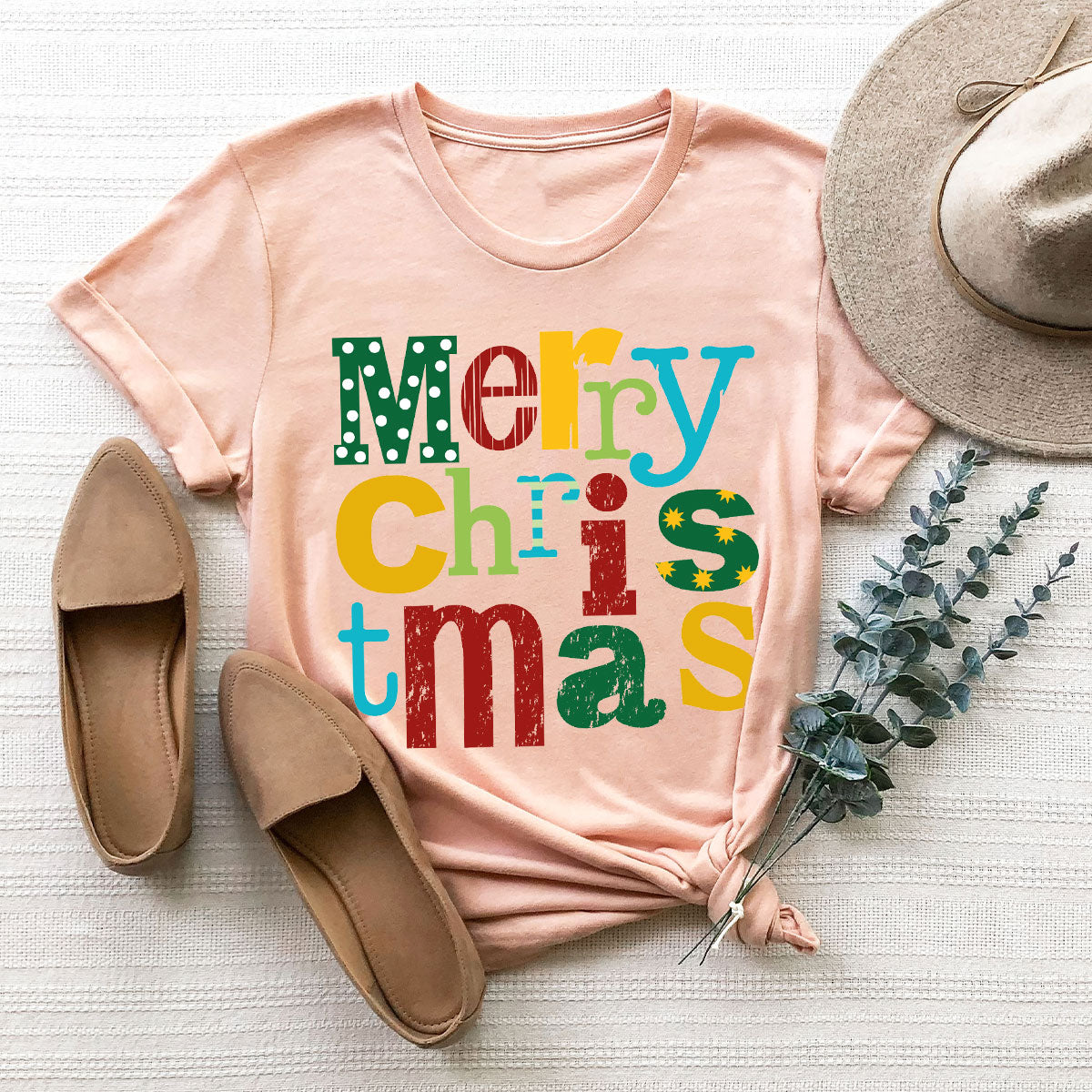 Merry Christmas Shirt, Family 2023 Tee, Xmas T-Shirt product image 77