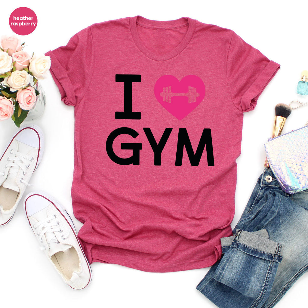 Fitness T-Shirt, GYM Shirt, I Love For Bodybuilder product image 24