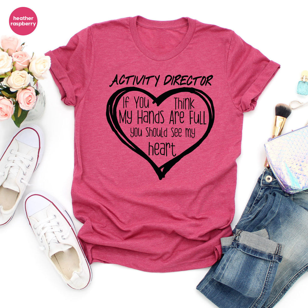 Activity Director Shirt, Love Heart Gift For Couples product image 90