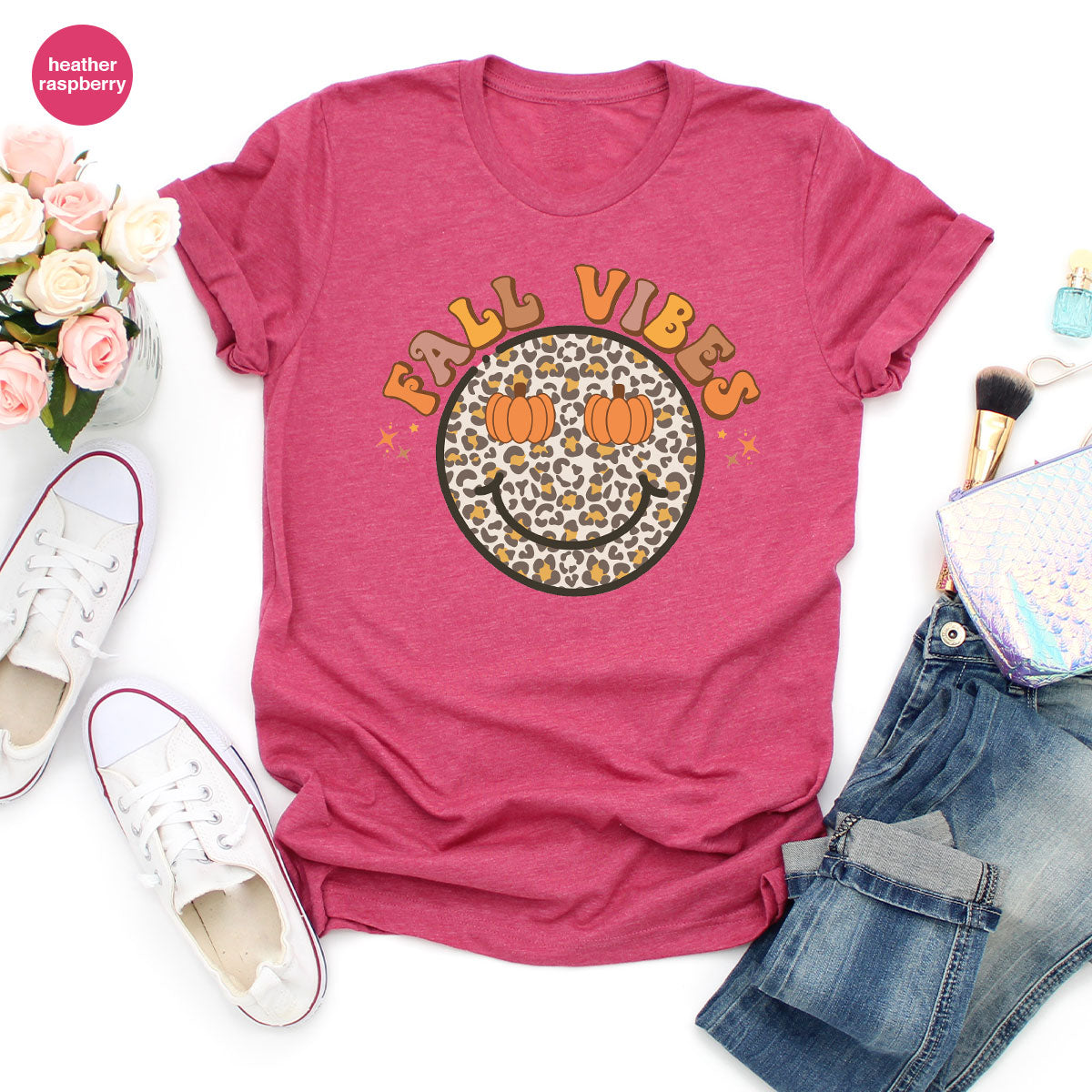 Fall Vibes Smile Shirt, 2022 T-Shirt, Funny Thanksgiving product image 80