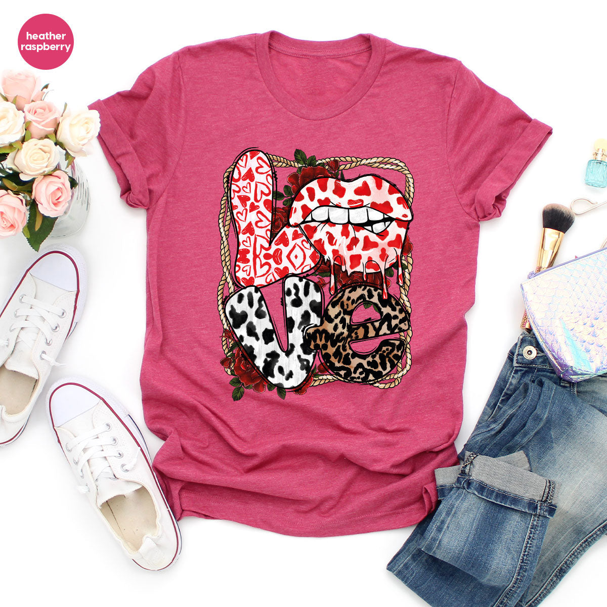 Love Shirt, Lovers Gift, Cool Valentine's Day T-Shirt product image 106