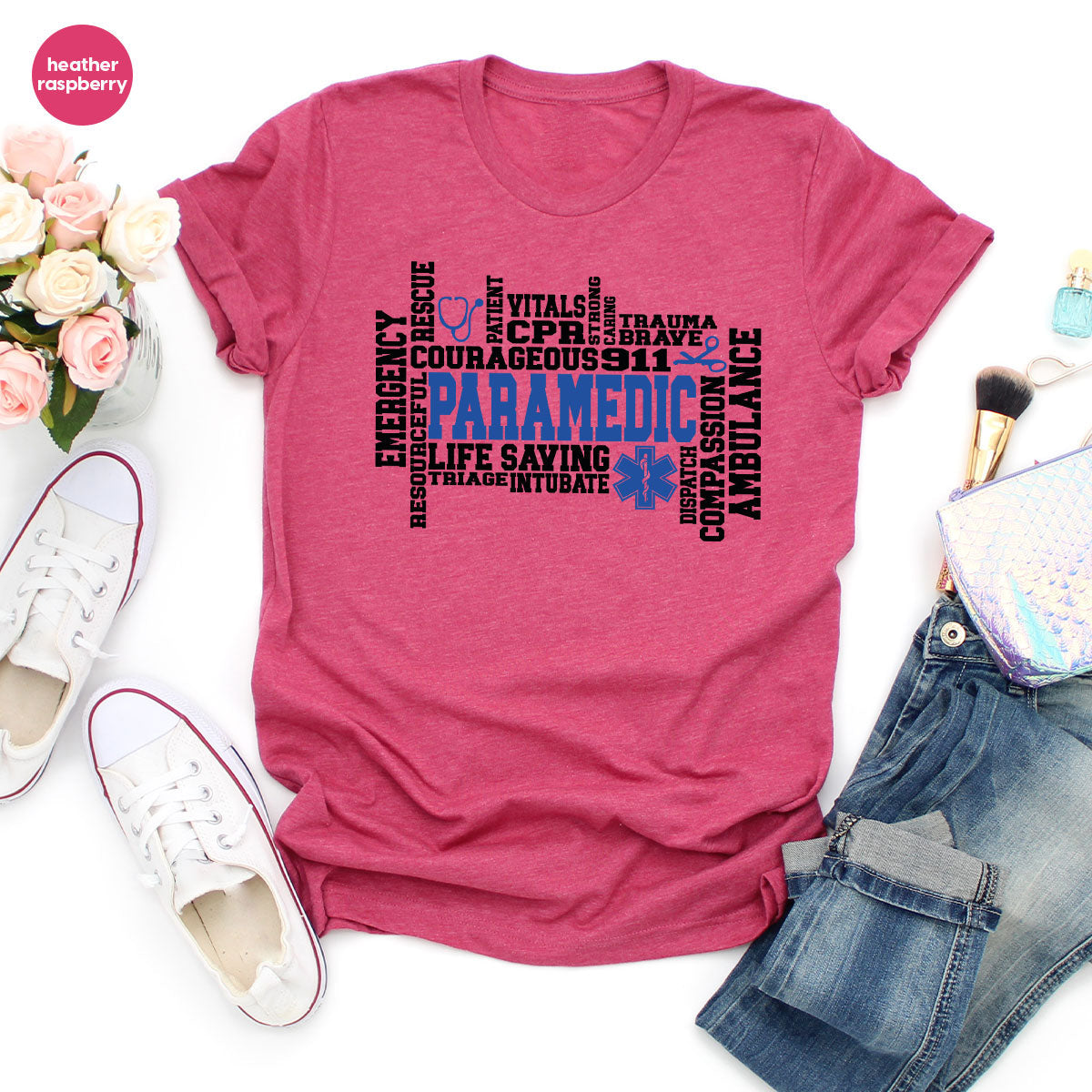 Paramedic T-Shirt, Ambulance Shirt, Life Saver Gift For product image 101