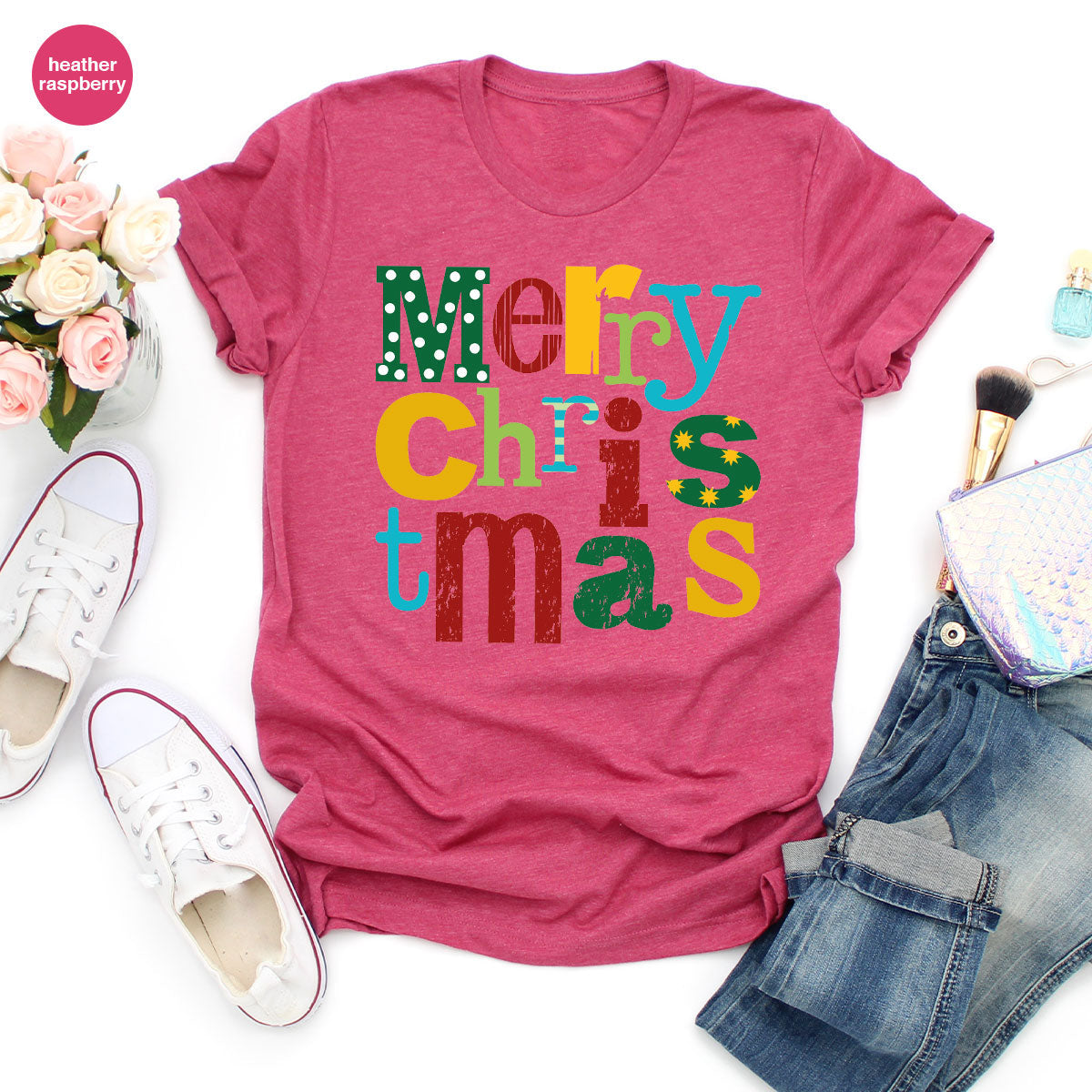 Merry Christmas Shirt, Family 2023 Tee, Xmas T-Shirt product image 78