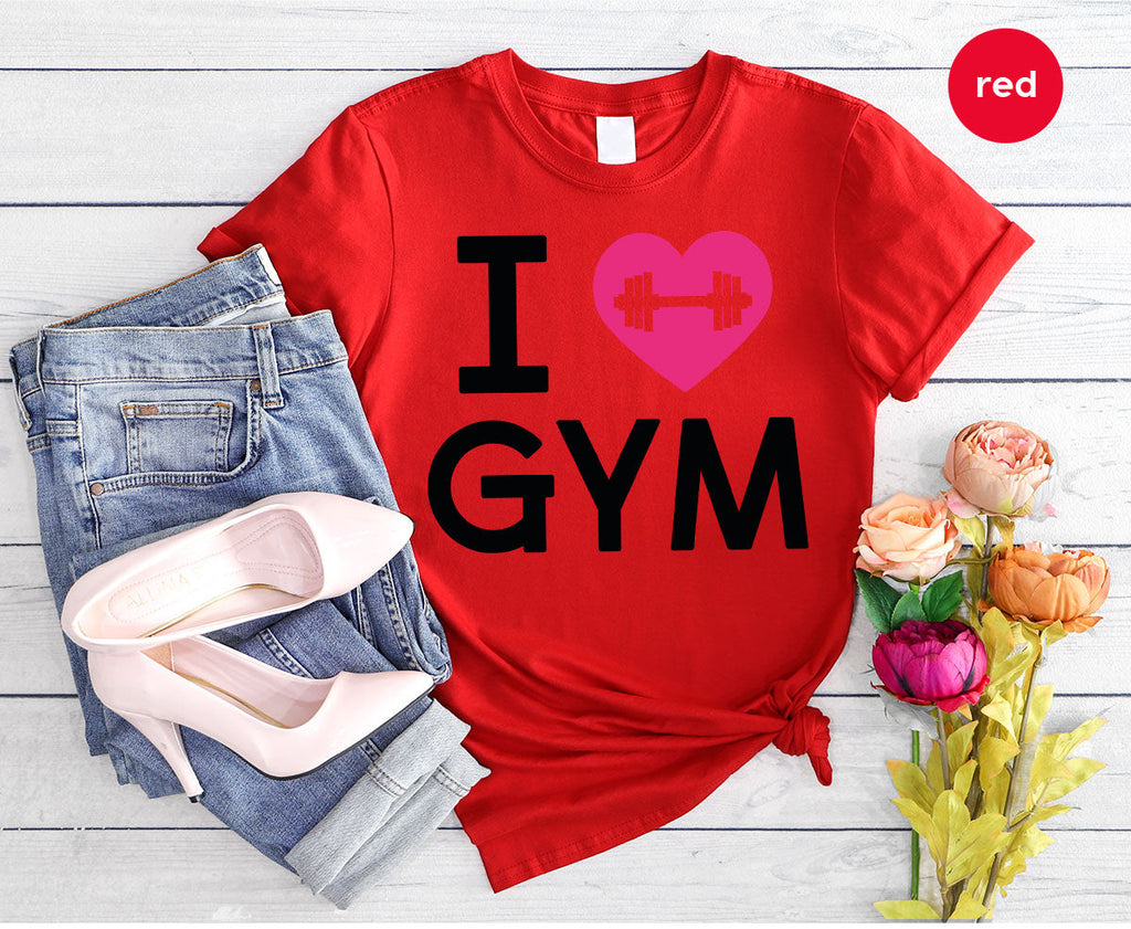 Fitness T-Shirt, GYM Shirt, I Love For Bodybuilder product image 25