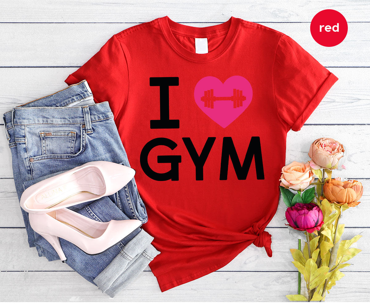 Fitness T-Shirt, GYM Shirt, I Love For Bodybuilder product image 25