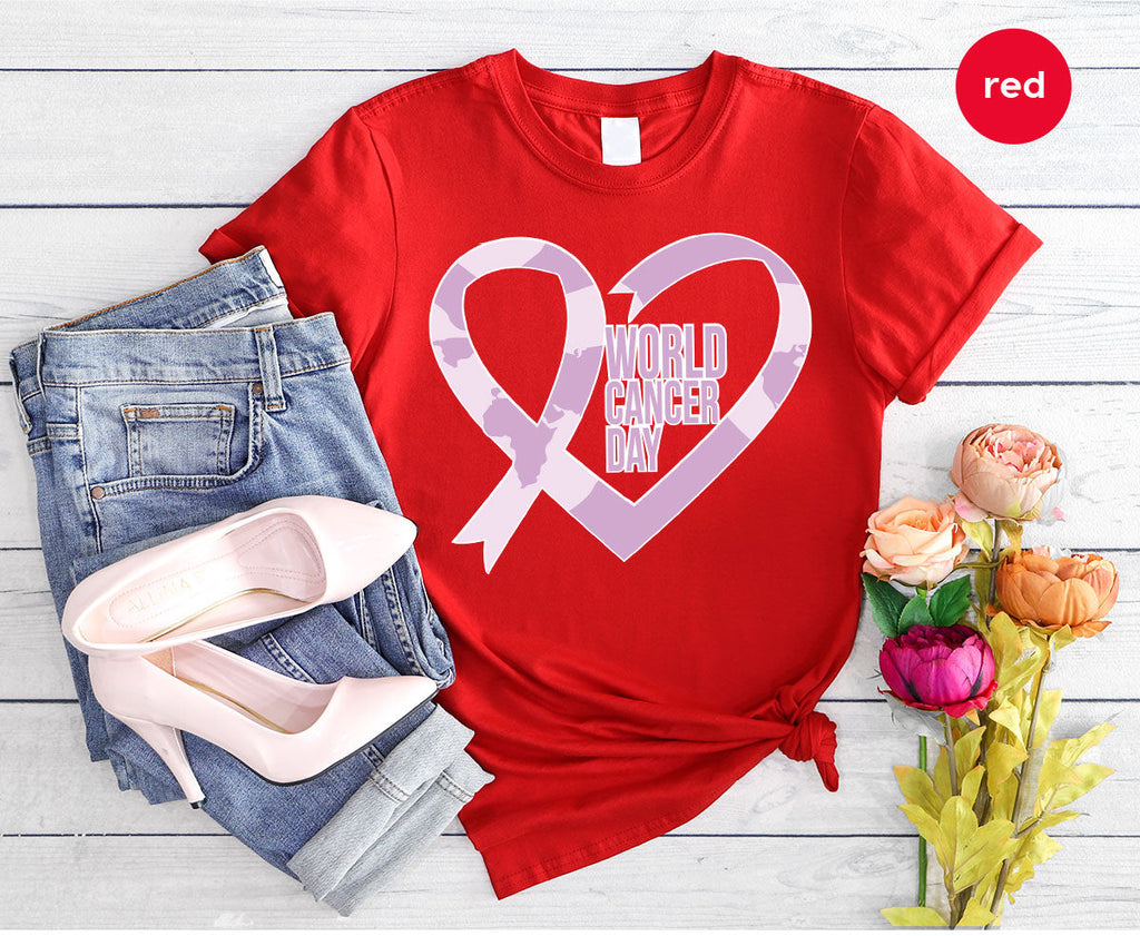 World Cancer Day Gift, T-Shirt, Support Shirt product image 4