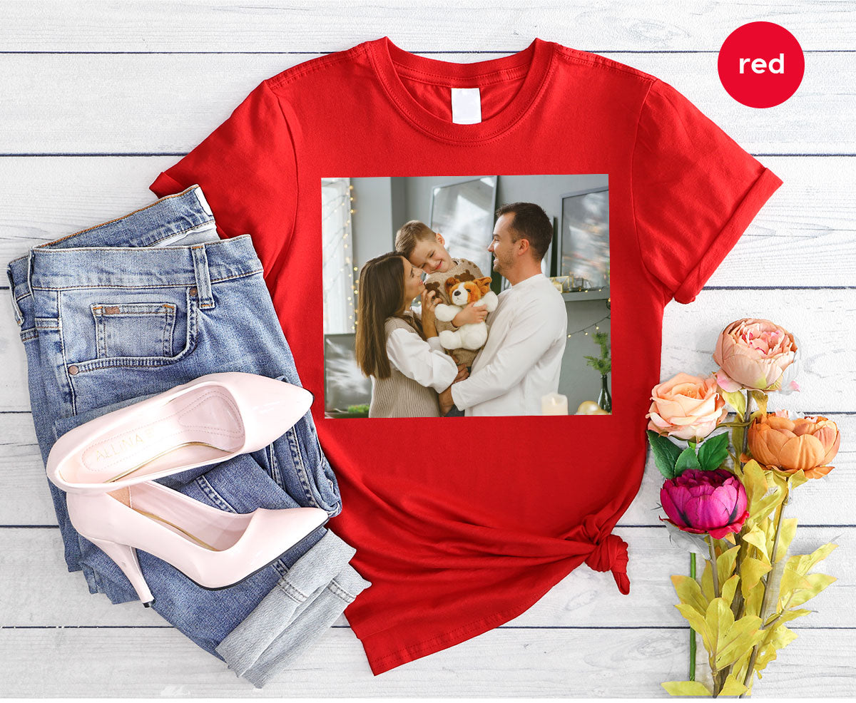 Custom Family T-Shirt, Customizable Photo Shirt, Baby Tee, product image 92