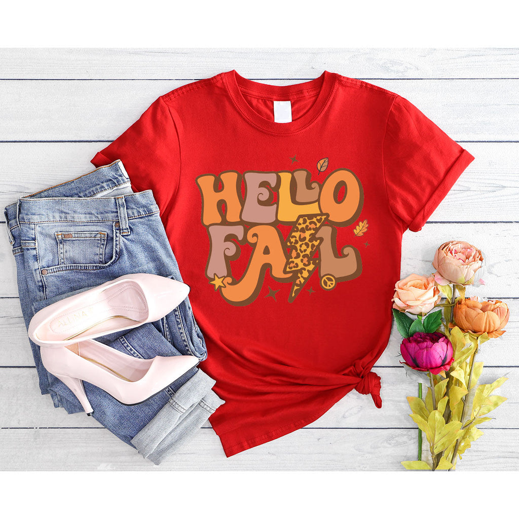 Hello Fall Shirt, Halloween T-Shirt, 2022 Hoodie, Long product image 89