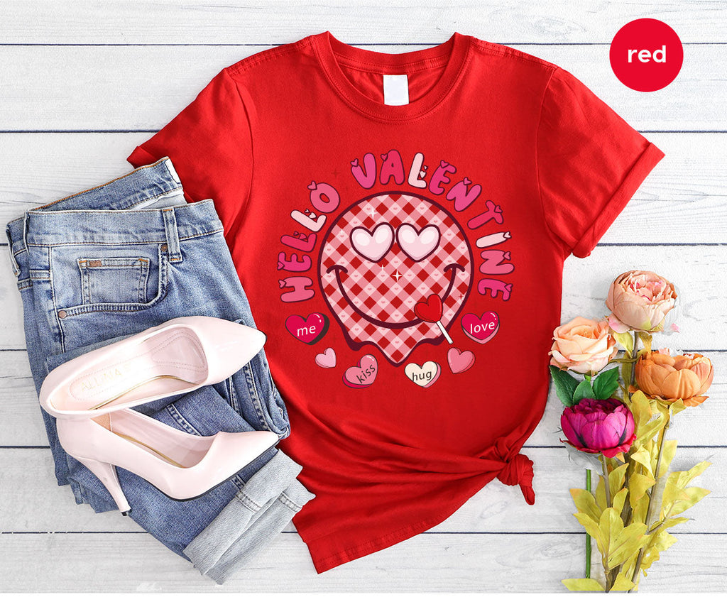 Hello Valentine Shirt, Valentine's Day Love Gift for My product image 91