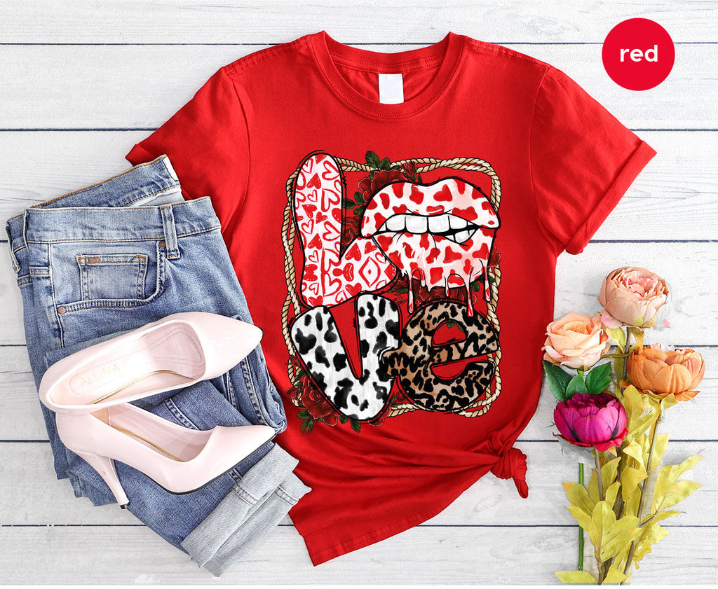 Love Shirt, Lovers Gift, Cool Valentine's Day T-Shirt product image 107