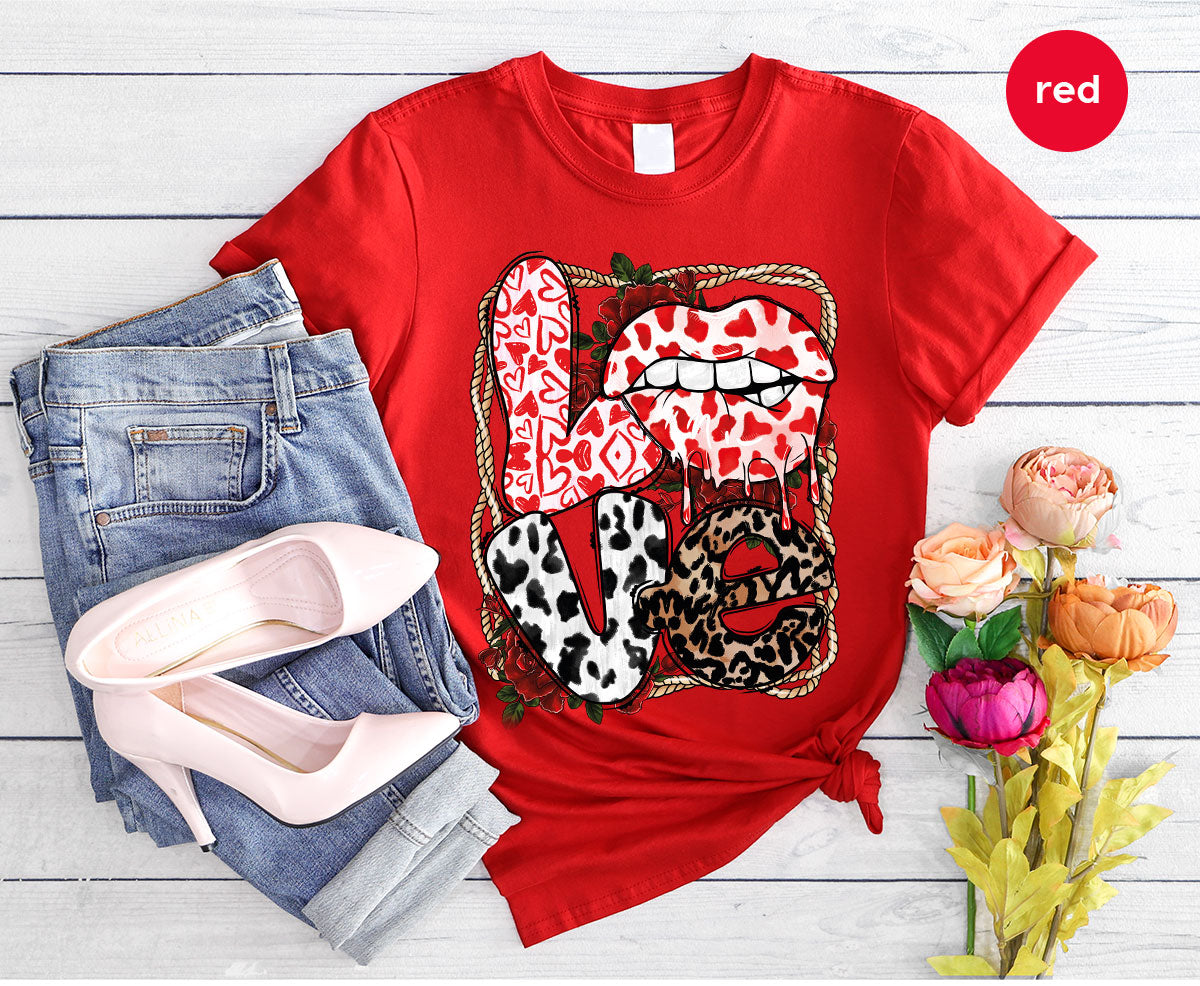 Love Shirt, Lovers Gift, Cool Valentine's Day T-Shirt product image 107