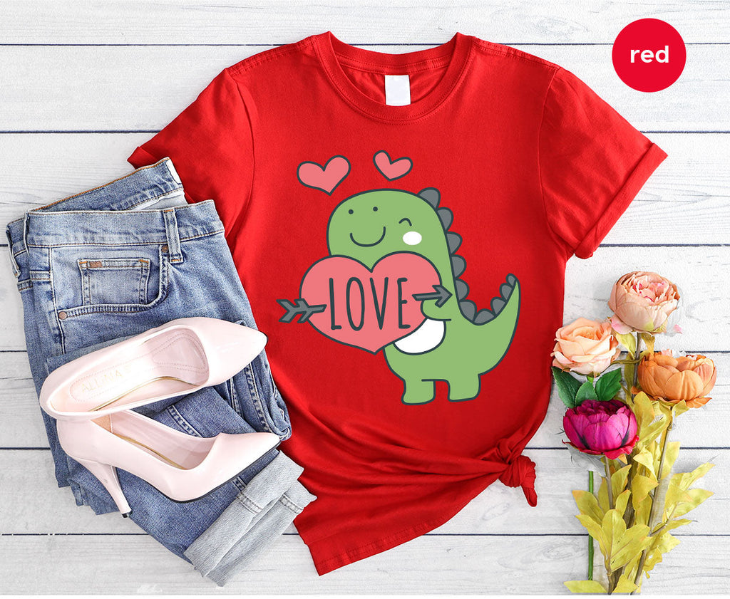 Love Shirt, Lovely Dinosaur Valentine's Day Special For product image 91