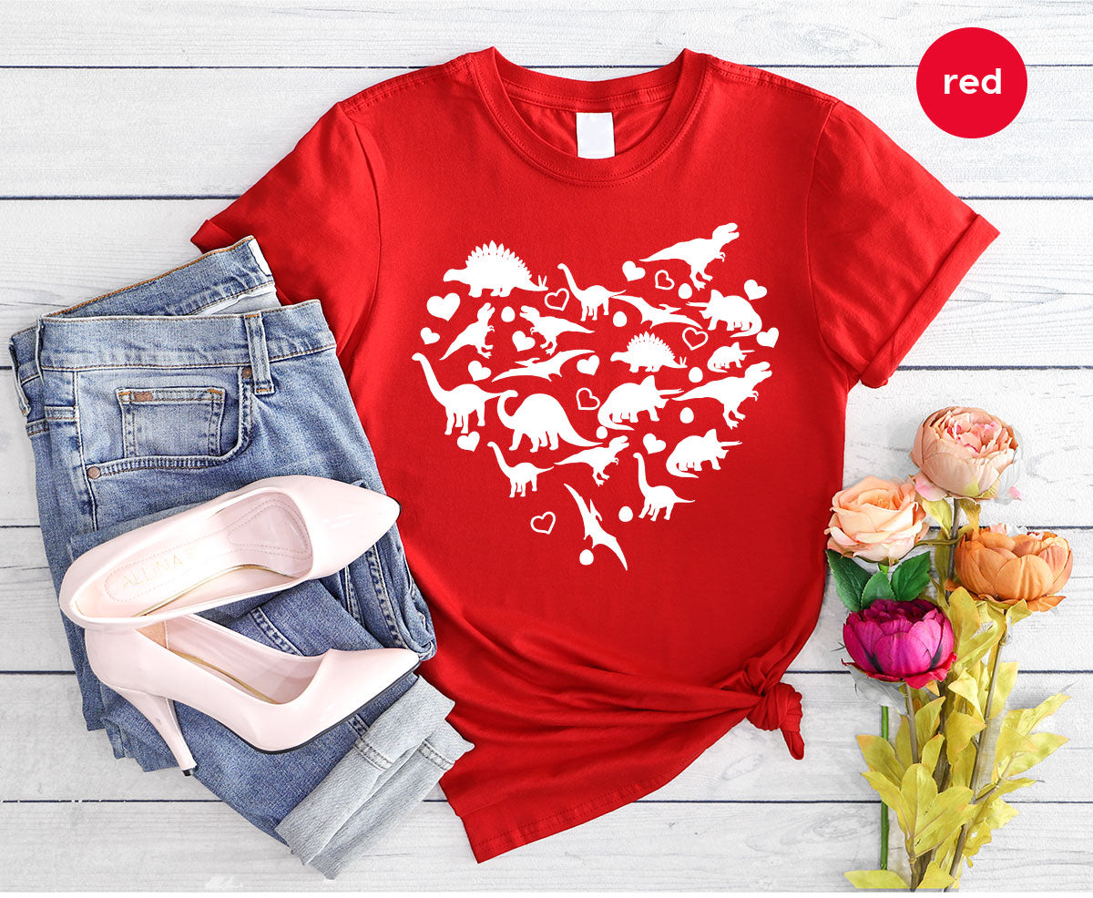 Dinosaur Shirt, Valentine T-Shirt, 2023 Gift product image 98