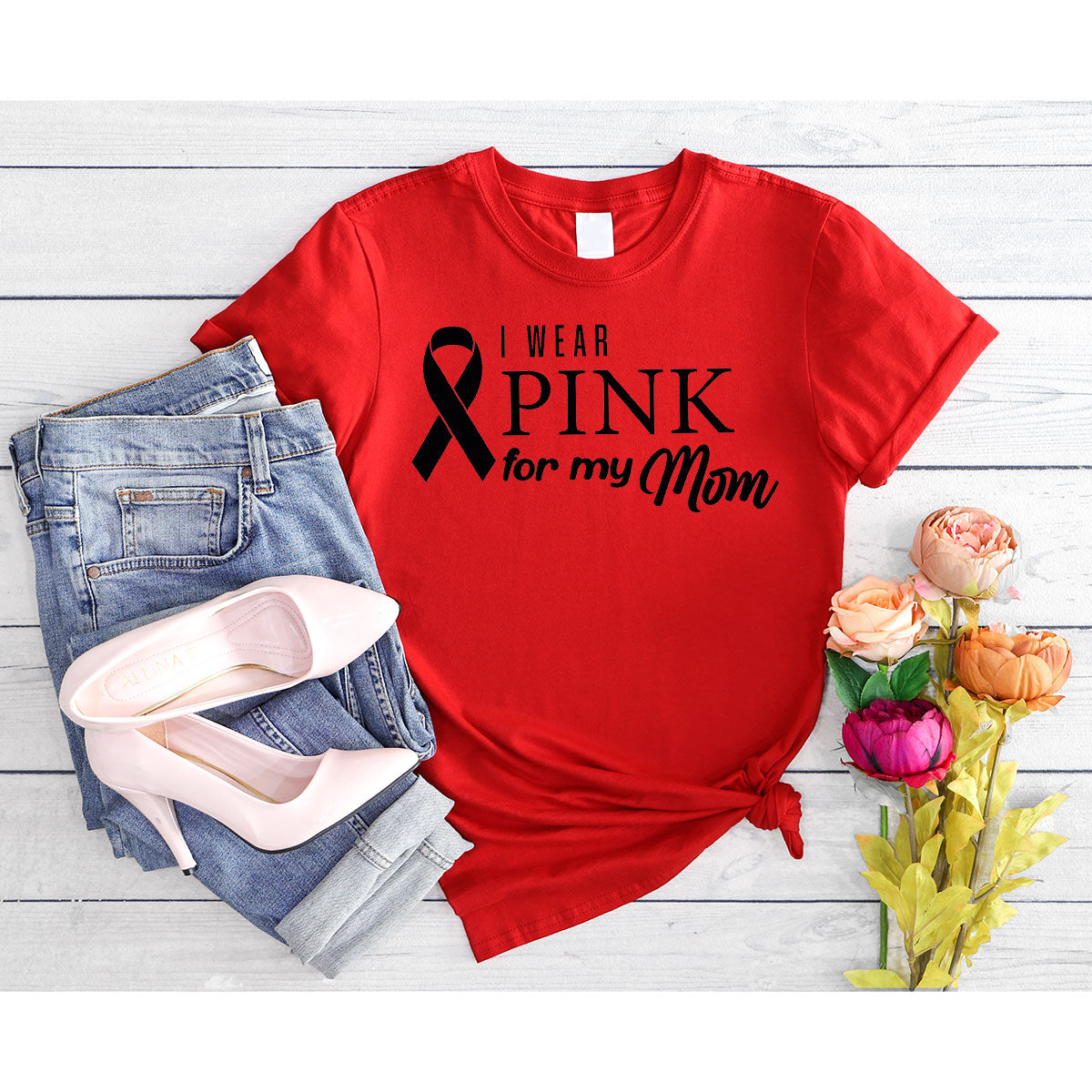 Long Sleeve Breast Cancer Survivor Shirt, Awereness Wear product image 79