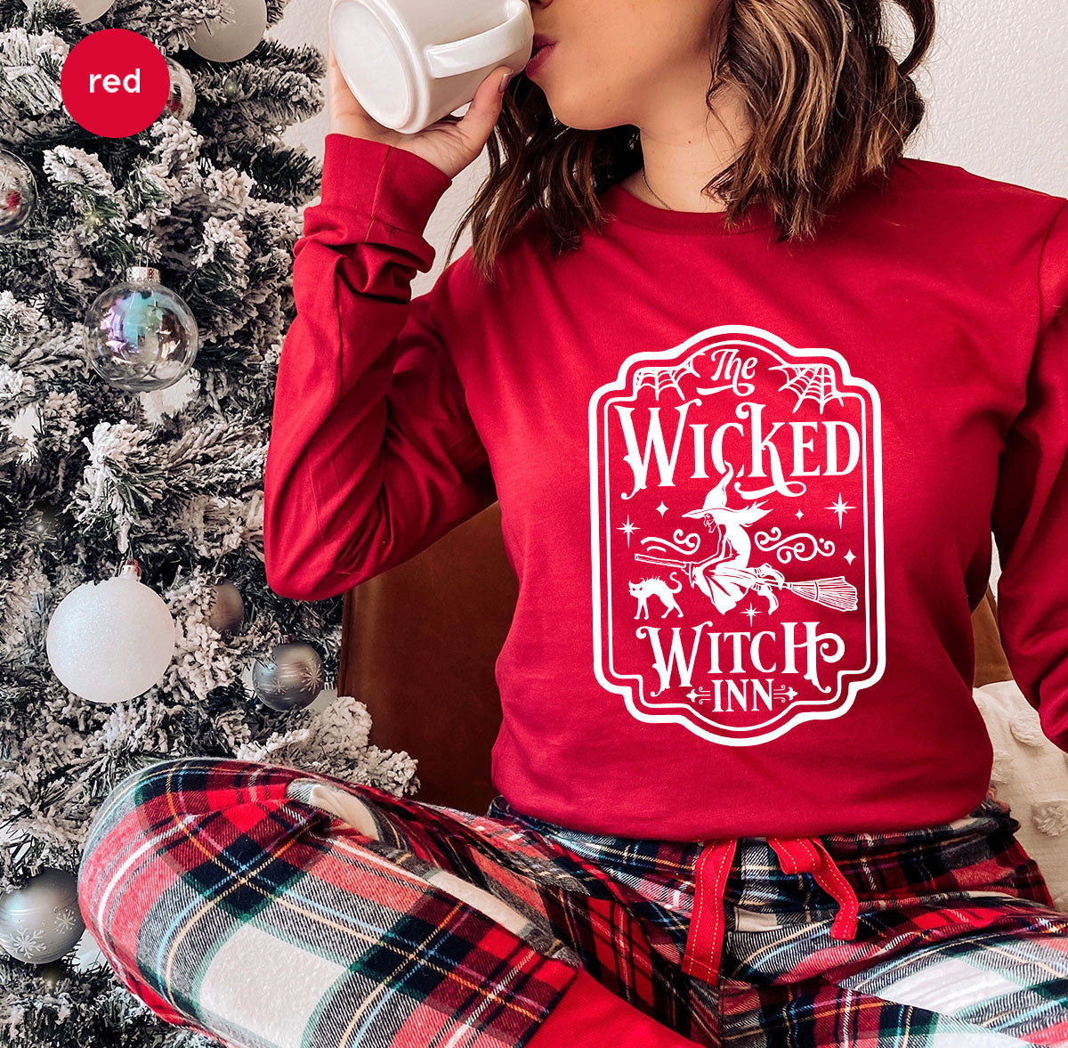 Witch Crewneck Sweatshirt, Halloween Shirts for Women product image 128