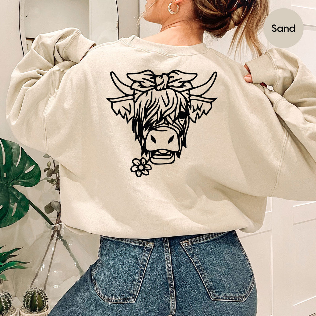 Cool Bull Shirt, With Flower T-Shirt, Funny product image 6