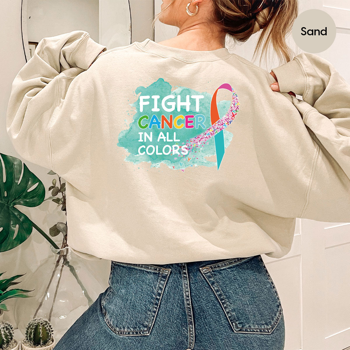 Fight Against Cancer Shirt, Warrior T-Shirt, With All Colors product image 95