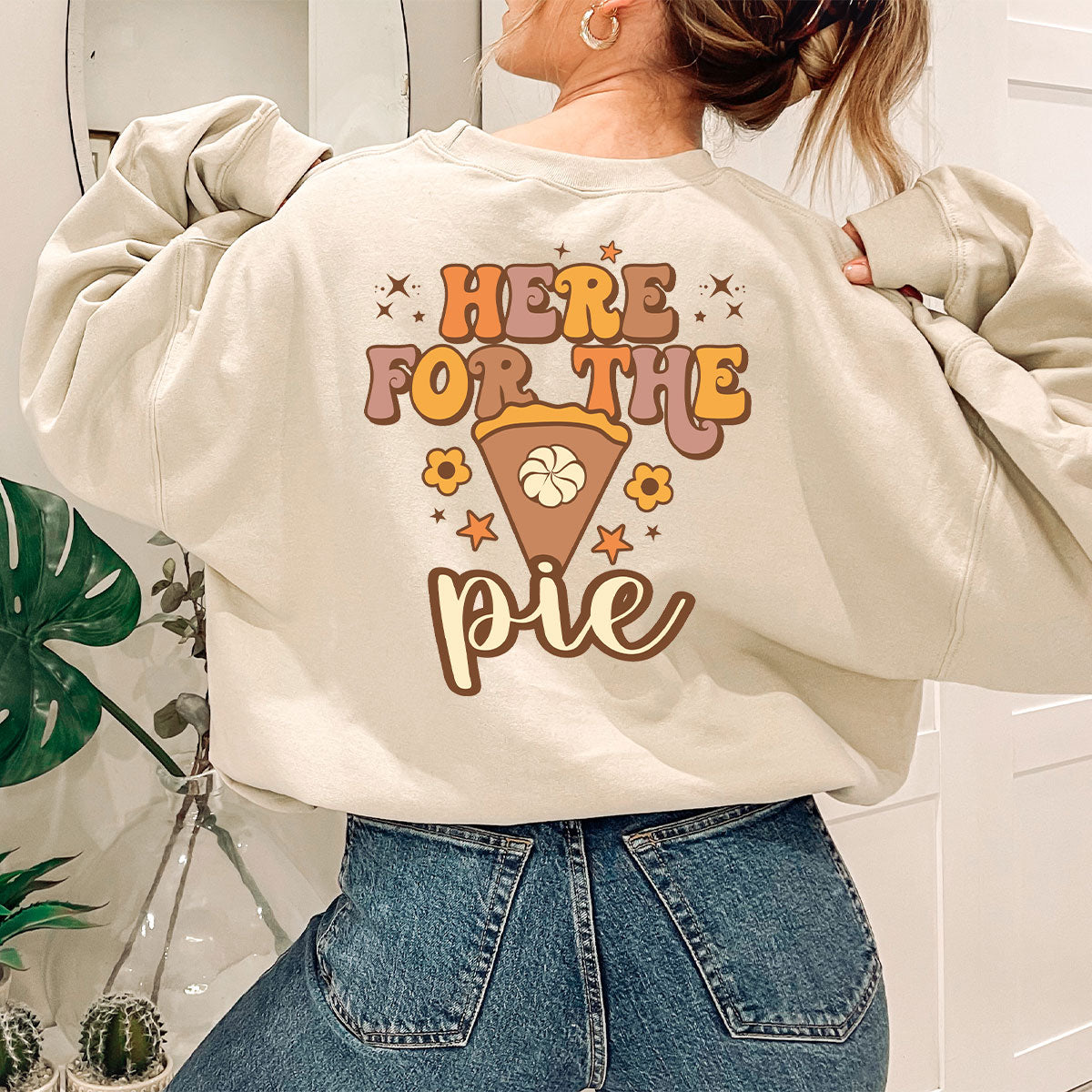 Here For The Pie Shirt, Funny Halloween Cute Hoodie and product image 90
