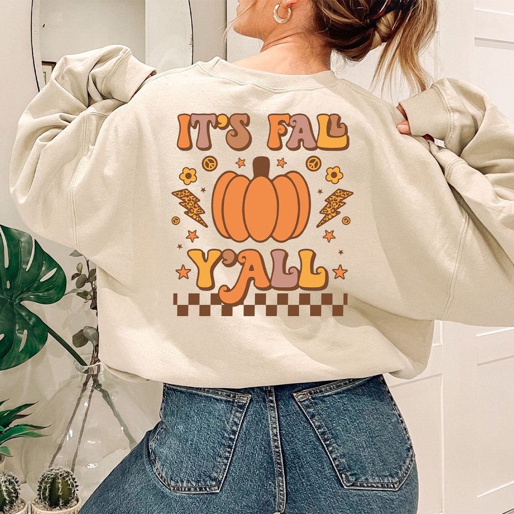 Halloween Fall Shirt, It's Y'Fall T-Shirt, Hoodie, Long product image 86