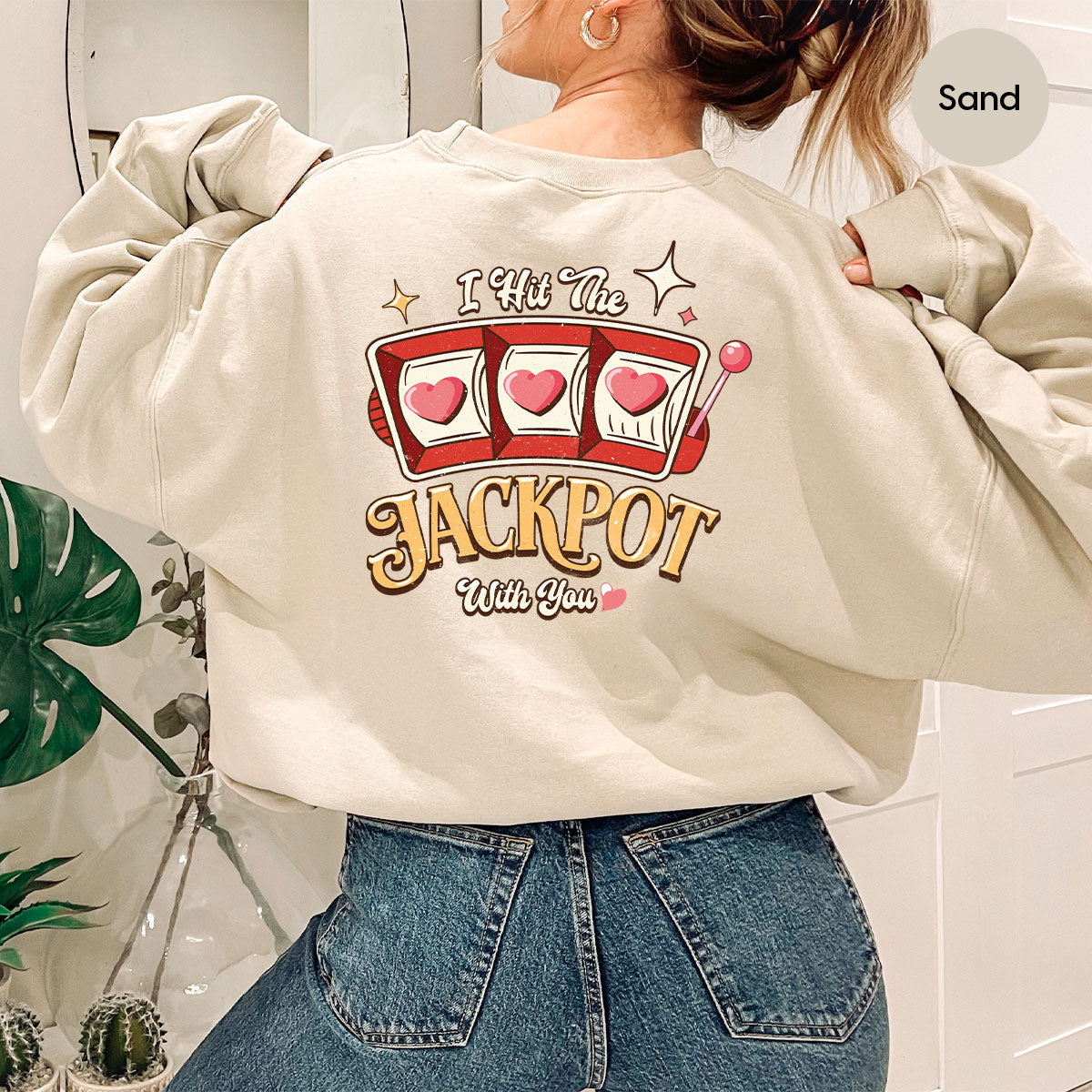 I Hit The Jackpot With You Shirt, Romantic Valentine's Day product image 109