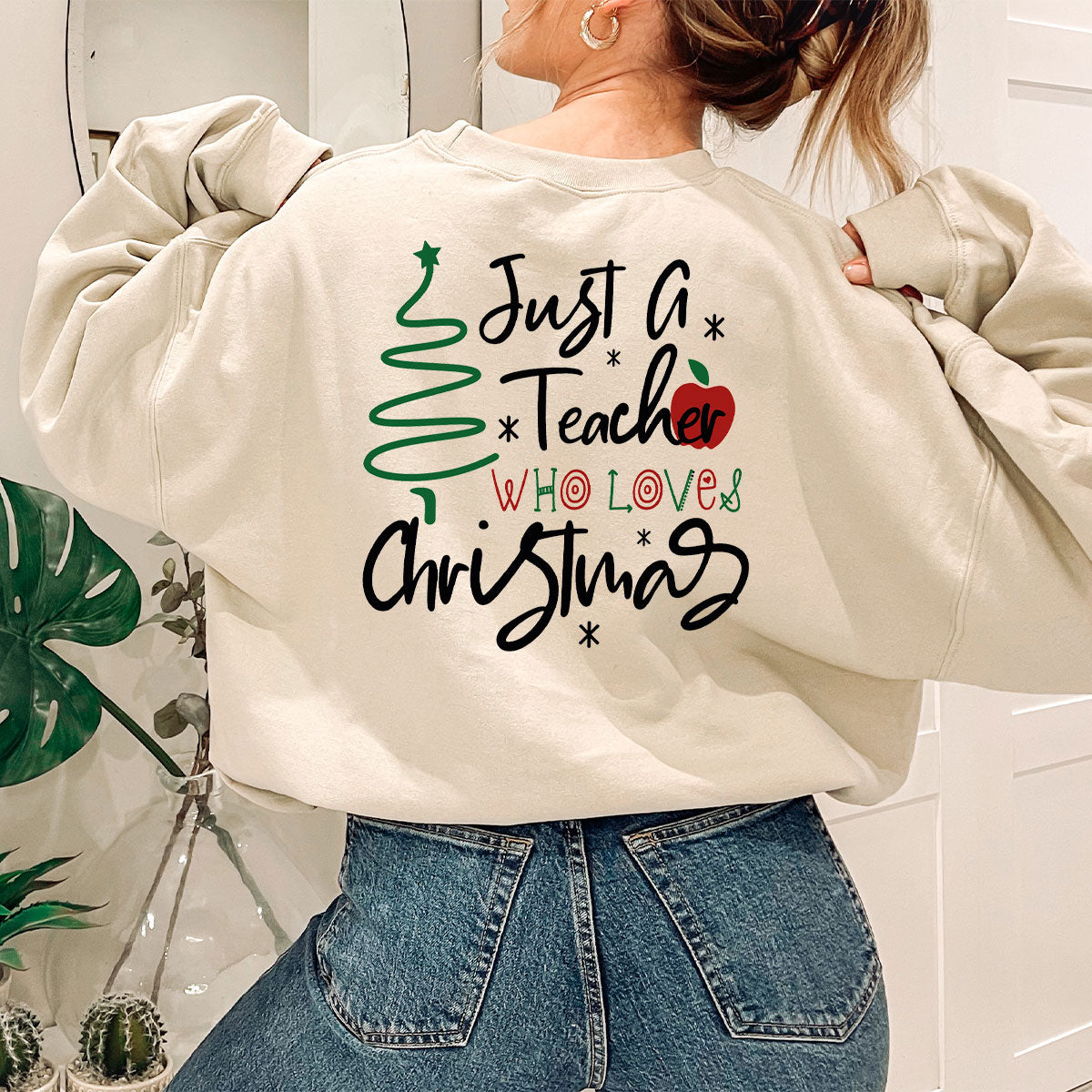 2023 Christmas Love Shirt, Just A Teach Who Loves Tee, Xmas product image 90