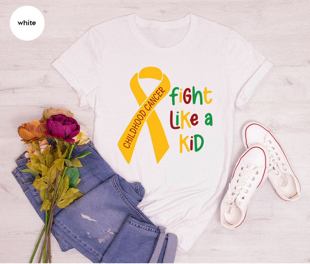 Fighting Like A Kid Shirt, Cancer Fight Childhood Canver product image 93